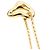 Tiffany & Co Colar Extra Mini Open Heart Tiffany em Ouro Rosa
 Dourado - vista 6