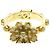 Anello in Oro Giallo 18K Gucci Flora con Diamanti D'oro - vista 6