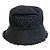 Chapeau seau noir Prada