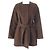 Cappotto Hermès Marrone in Cashmere e Lana