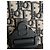 Borsa a mano Christian Dior in tela blu navy - vista 8