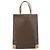 Céline Celine Vintage Macadam Canvas and Leather Marrone - vista 2