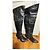 Autre Marque Black leather thigh high boots size 38 - view 7