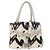 CHANEL Borsa Tote Canvas Bianca Argento CC Auth 170892 Bianco - vista 2