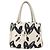 CHANEL Borsa Tote Canvas Bianca Argento CC Auth 170892 Bianco - vista 3