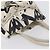 CHANEL Borsa Tote Canvas Bianca Argento CC Auth 170892 Bianco - vista 6