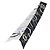 Sciarpa Cartier Setà Nera Bianca Auth am10832V Nero Bianco