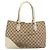 Borsa a mano in tela GG Gucci Beige Oro 07198 Auth 172295 - vista 3