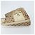 Borsa a mano in tela GG Gucci Beige Oro 07198 Auth 172295 - vista 5