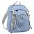 PRADA Backpack Nylon Light Blue Silver Auth BA10351 Silvery