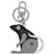 LOUIS VUITTON Monogram Eclipse Porte Cles LV Rat Charm M68835 LV Auth 170848M  - view 2