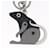 LOUIS VUITTON Monogram Eclipse Porte Cles LV Rat Charm M68835 LV Auth 170848M  - view 3