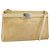 Borsa a Spalla in Tela Trotter Christian Dior Beige Oro Auth 172239 D'oro