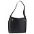 BALLY Schultertasche aus Leder Schwarz Gold Auth 173492 Golden