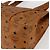 Borsa Tote MCM Logogram Vicetos PVC Marrone Oro Auth 172274 D'oro - vista 10