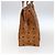 Borsa Tote MCM Logogram Vicetos PVC Marrone Oro Auth 172274 D'oro - vista 5