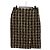 Falda CHANEL Tweed Negra CC Auth 163220 Negro