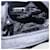 Borsa a Spalla PRADA Nylon Argento Nero Auth 172170 - vista 18