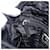 Borsa a Spalla PRADA Nylon Argento Nero Auth 172170 - vista 22