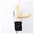 Borsa a Spalla PRADA Nylon Argento Nero Auth 172170 - vista 26