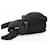 Borsa a Spalla PRADA Nylon Argento Nero Auth 172170 - vista 4