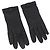 Hermès HERMES Handschuhe aus schwarzem Leder Auth bs33528