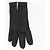 Hermès HERMES Handschuhe aus schwarzem Leder Auth bs33528 - Ansicht 13