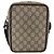 Borsa a spalla GG Supreme in PVC beige e argento di GUCCI 122754 Auth ep13334 - vista 3