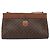 Céline Borsa a Spalla in Tela Macadam CELINE in Pelle PVC Marrone Oro Auth ep13480 D'oro - vista 2