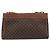 Céline Borsa a Spalla in Tela Macadam CELINE in Pelle PVC Marrone Oro Auth ep13480 D'oro - vista 3