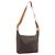 Céline Sac à épaule en toile Macadam CELINE en cuir PVC marron doré Auth ep13438