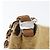 Borsa a Spalla Salvatore Ferragamo in Seta e Cotone Khaki Argento Autentica 166824 Cachi - vista 16