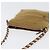 Borsa a Spalla Salvatore Ferragamo in Seta e Cotone Khaki Argento Autentica 166824 Cachi - vista 6