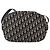 Borsa a Spalla in Tela Trotter Christian Dior Blu Navy Oro Auth 173463 D'oro - vista 3