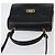 BALLY Borsa a mano in pelle 2 vie Nero Oro Auth 173218 D'oro - vista 6