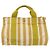 Hermès HERMES Cannes PM Borsa a Mano Tela Gialla Argento Auth 169571 Giallo - vista 2
