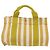 Hermès HERMES Cannes PM Borsa a Mano Tela Gialla Argento Auth 169571 Giallo - vista 3