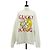 Sudadera de algodón blanca Colaboración Bananya GUCCI Auth 170953M Blanco