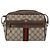 Bolsa Sherry Line GG Supreme Web da GUCCI em PVC bege e dourado 68 02 004 Auth 169630 - vista 2