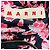 Vestido mini de seda de manga larga con estampado floral Marni negro / rosa / rojo Multicolor - vista 4
