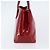 LOUIS VUITTON Borsa Wilshire PM Monogram Vernis Pomme D'amour M93642 Auth 172117 Rosso - vista 4