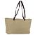 Borsa Tote CHANEL in tela beige oro CC Auth bs33123 D'oro