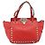 VALENTINO Borsa a mano Rock studs in pelle 2 in 1 Rossa Oro Auth BA10808 Rosso D'oro - vista 13