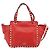VALENTINO Borsa a mano Rock studs in pelle 2 in 1 Rossa Oro Auth BA10808 Rosso D'oro - vista 2