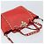 VALENTINO Borsa a mano Rock studs in pelle 2 in 1 Rossa Oro Auth BA10808 Rosso D'oro - vista 6