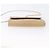CHANEL Borsa a Spalla Matelassé in Pelle di Agnello Beige Oro CC Auth bs33475 D'oro - vista 10