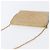 CHANEL Borsa a Spalla Matelassé in Pelle di Agnello Beige Oro CC Auth bs33475 D'oro - vista 7