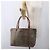 Gucci Borsa Tote GG Supreme in PVC Beige Oro 197953 Auth kk637 D'oro - vista 20