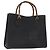 Borsa Tote in Pelle Gucci Bamboo Nera Oro 002 0260 2615 Auth 172302 Nero D'oro