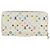 LOUIS VUITTON Zippy Lang Wallet Monogram Multicolor Weiß M60241 LV Auth 171842V - Ansicht 3